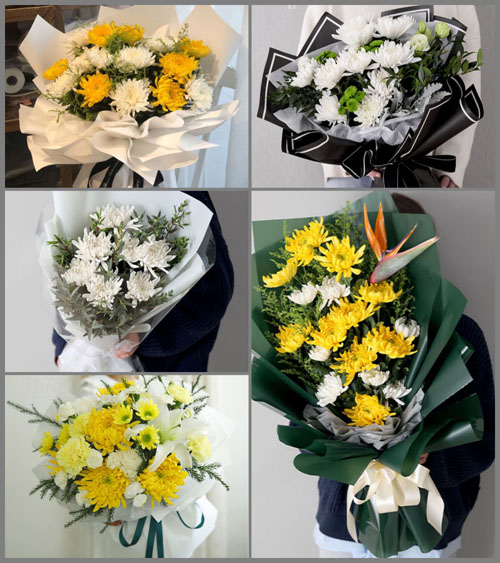 山东济宁曲阜市吴村镇车站村白事花束代送